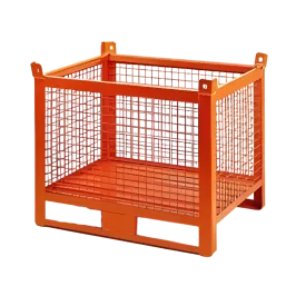 Produit Conteneur grillagé (Lot de 6) – Gerbable, Avec skis, 1000x800x845mm Image