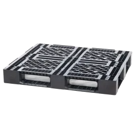 Produit Palette Plastique ajourée - 6 Semelles - L1200xl1000 mm Image