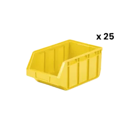 Produit Lot de 25 Bacs à bec plastique Jaune 11 L Image