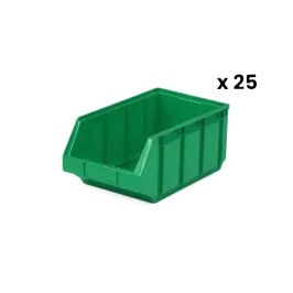Produit Lot de 25 Bacs à bec plastique Vert 11 L Image