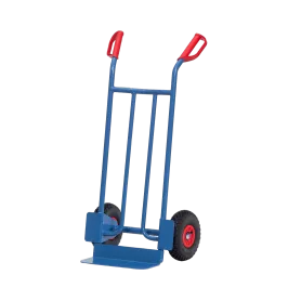 Produit Diable acier à bavette fixe, roues pneumatiques - 250 kg Image