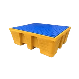Produit Bac de rétention PEHD pour 1 IBC avec caillebotis PEHD - 1000 litres Image