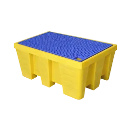 Produit Bac de rétention PEHD pour 2 fûts avec caillebotis - 450 litres Image
