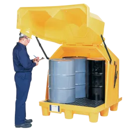Produit Box de stockage en PEHD pour 4 fûts - 250L Image