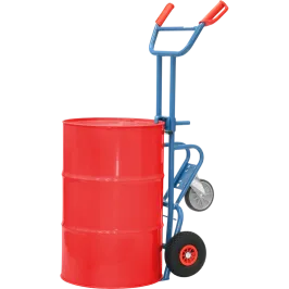 Produit Diable à fûts 200 L pneumatique avec roulettes pivotantes – 300 kg Image