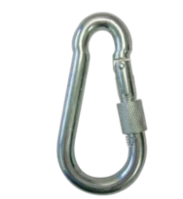 Produit Mousqueton à vis forme poire en acier zingué - l60xØ6 mm Image