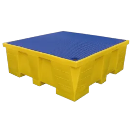 Produit Bac de rétention PEHD pour IBC et fût avec caillebotis - 1500 litres Image