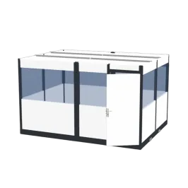 Produit Cabine d’atelier palettisable 4x3 m - 12m² Image