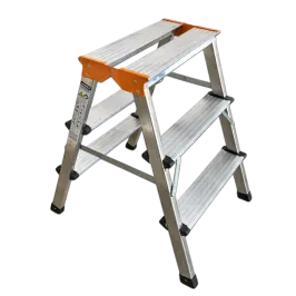 Produit Escabeau double  aluminium - 2 x 3 marches - Charge 150 kg Image