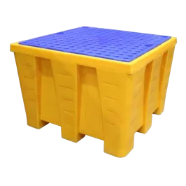 Produit Bac de rétention PEHD pour 1 IBC avec caillebotis PEHD - 1200 litres Image