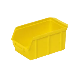 Produit Lot de 10 Bacs à bec Plastique Jaune 0.8 L - Avec porte-étiquette Image