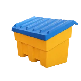 Produit Bac à sel en PEHD - Jaune/bleu - 180L Image