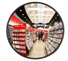 Produit Miroir de surveillance intérieur - Ø 400 mm - 90° - Distance 6 m Image