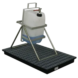 Produit Chevalet inox pour bidon jusqu’à 30 L - Support basculant avec maintien sécurisé Image