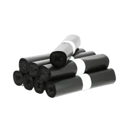 Produit 200 sacs poubelle noirs 110 litres – noir 35 µ Image