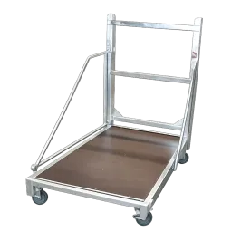Produit Palette Métallique Repliable - Avec Plateau Bois Anti-Dérapant et Protection Image