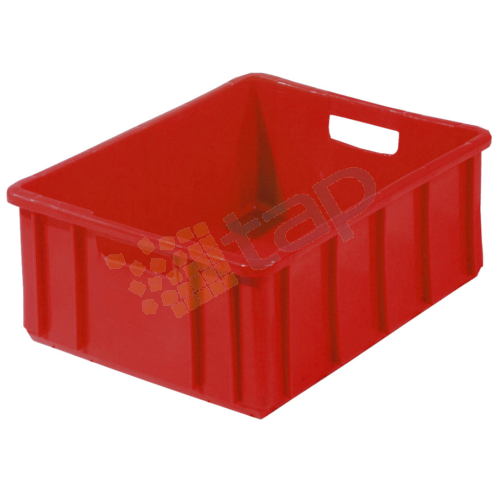 Bac plastique rouge - 23 litres