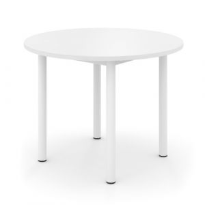 Table haute ronde Ø1m - Blanc