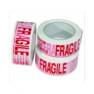 Rouleau adhésif "Fragile| Bande de garantie" - lot de 36 pièces