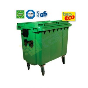 Conteneur à déchets 660 l  Vert